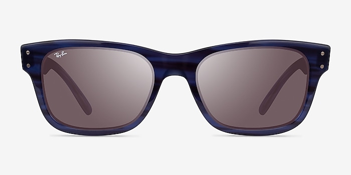 Ray-Ban RB2283 Striped Blue Acetate Sunglass Frames from EyeBuyDirect