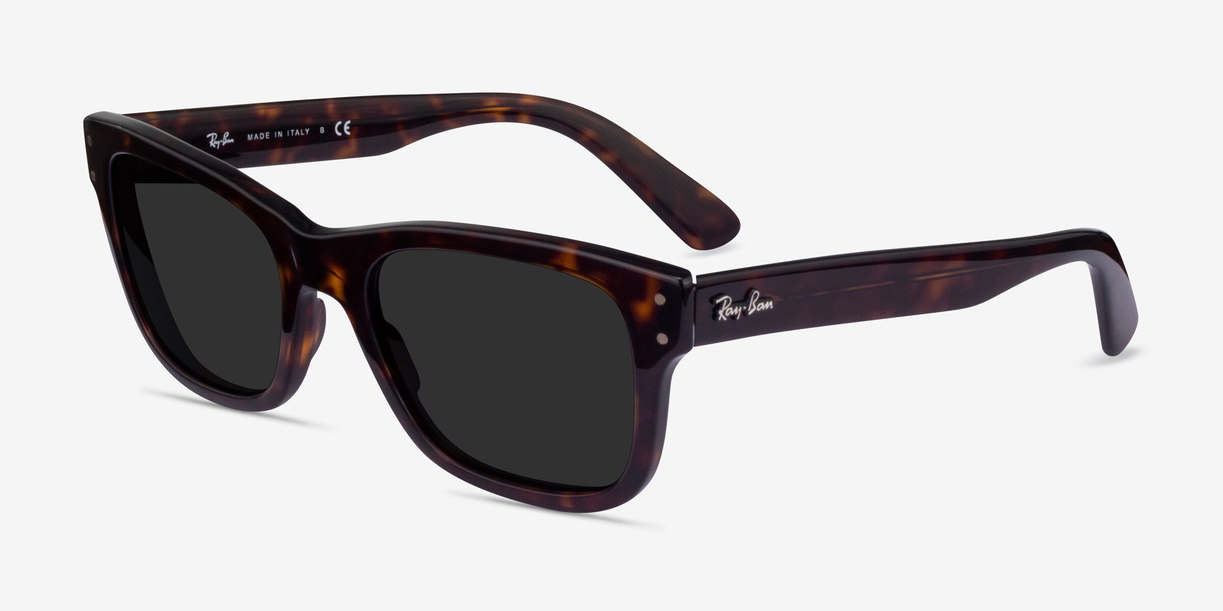 Ray-Ban RB2283 - Rectangle Black Frame Prescription Sunglasses