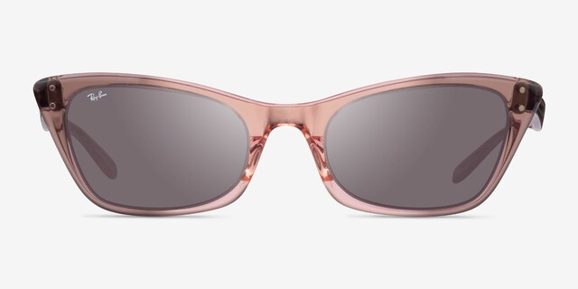 Ray-Ban RB2299 Transparent Pink AcetateSunglass Frames from EyeBuyDirect, Front View