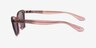 Ray-Ban RB2299 Transparent Pink AcetateSunglass Frames from EyeBuyDirect, Side View
