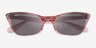 Ray-Ban RB2299 Transparent Pink AcetateSunglass Frames from EyeBuyDirect, Closed View