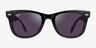 Ray-Ban RB4105 Black PlasticSunglass Frames from EyeBuyDirect, Front View