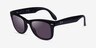 Ray-Ban RB4105 Black PlasticSunglass Frames from EyeBuyDirect, Angle View