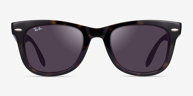 Ray-Ban RB4105 Light Tortoise PlasticSunglass Frames from EyeBuyDirect, Front View