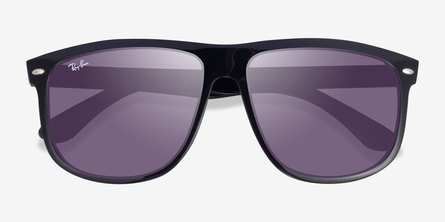 Ray-Ban RB4147 Black PlasticSunglass Frames from EyeBuyDirect, Closed View