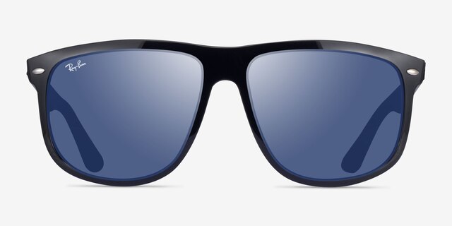 Ray-Ban RB4147 Satin Black PlasticSunglass Frames from EyeBuyDirect, Front View