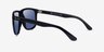 Ray-Ban RB4147 Satin Black PlasticSunglass Frames from EyeBuyDirect, Side View