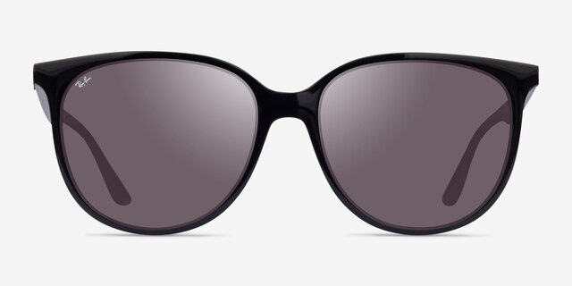 Ray-Ban RB4378 Black PlasticSunglass Frames from EyeBuyDirect, Front View