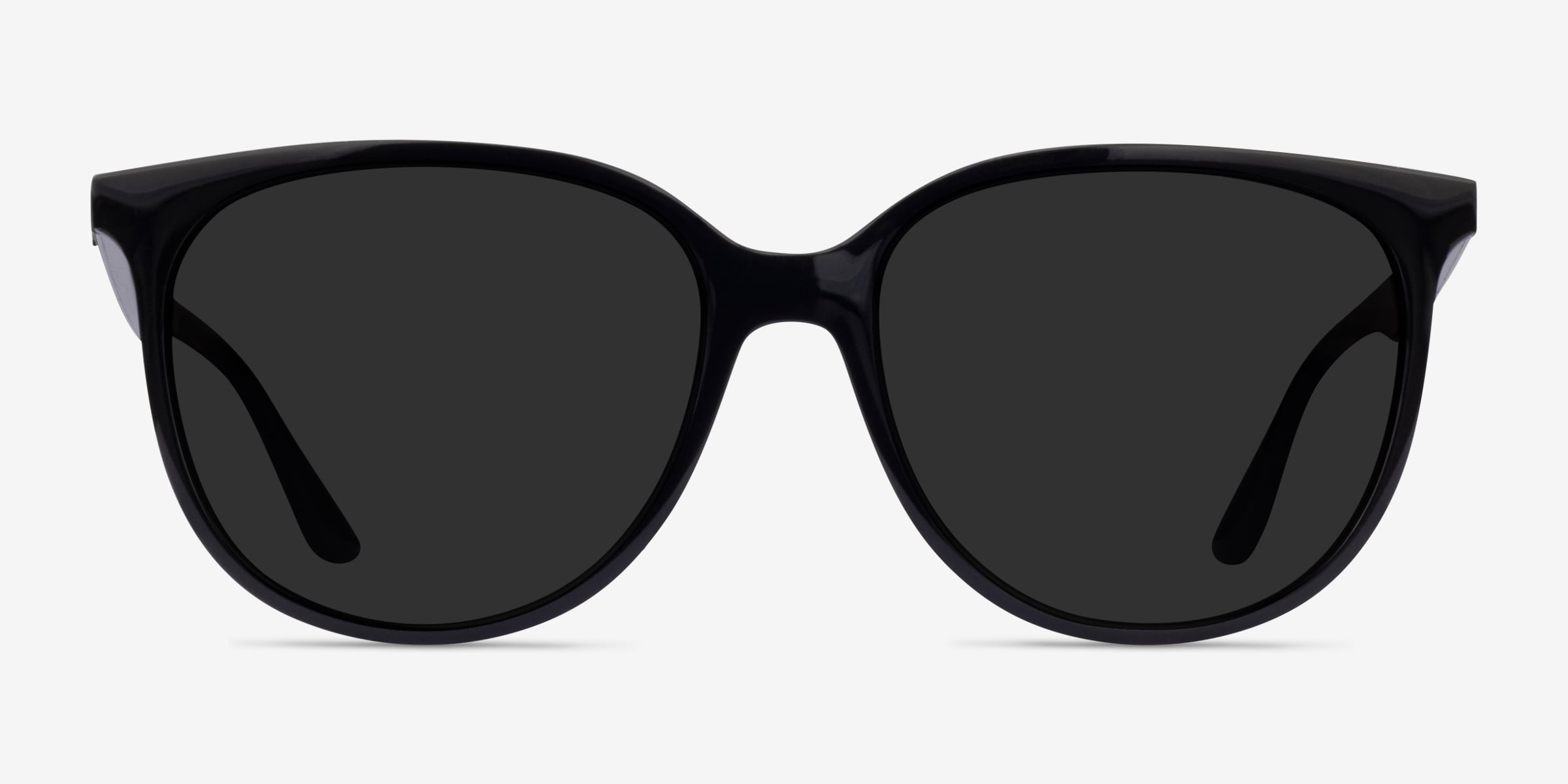 Ray-Ban RB4378 - Round Black Frame Sunglasses For Women | Eyebuydirect