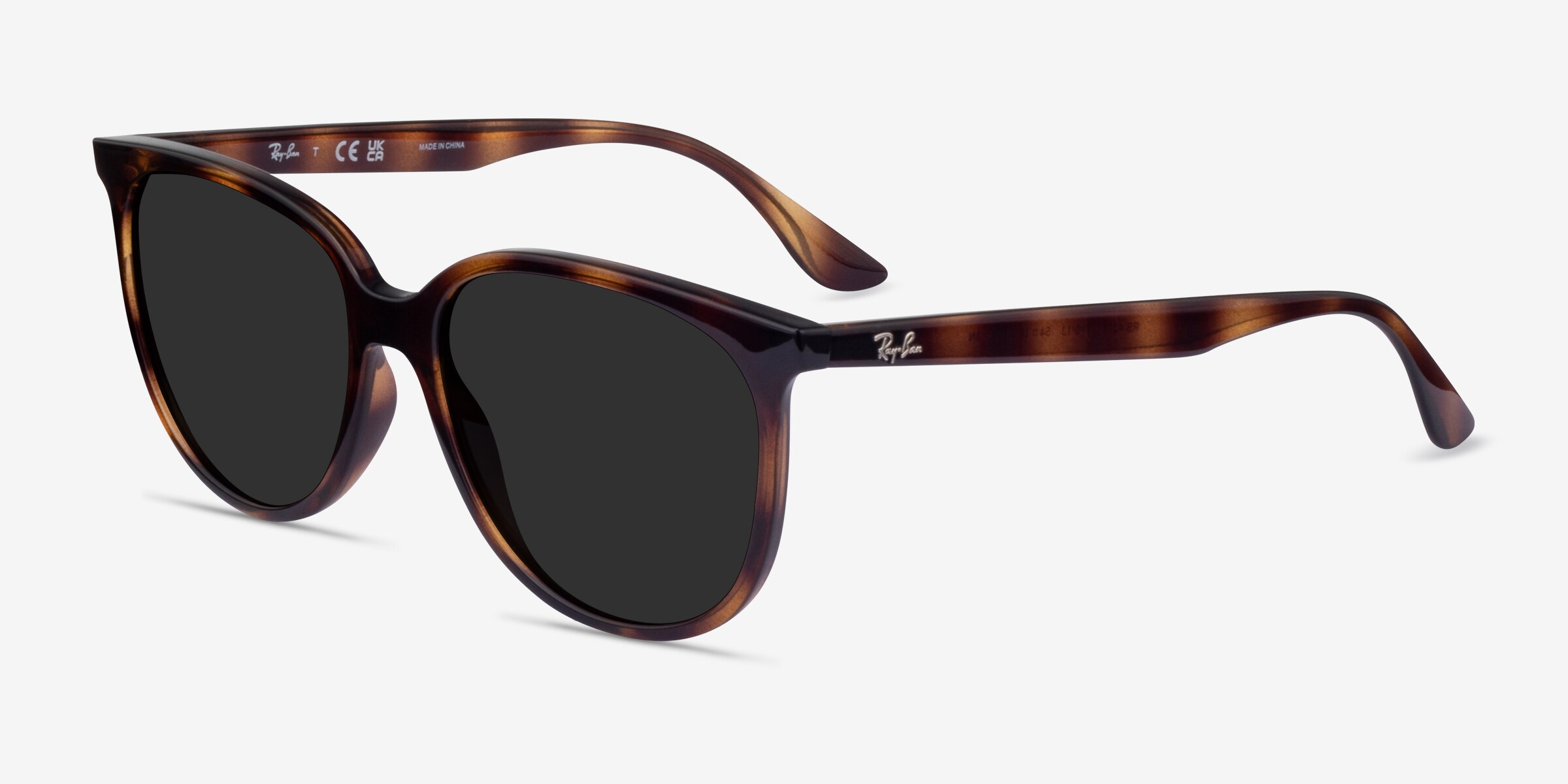 Ray-Ban Women\'s Tortoiseshell Frame Sunglasses with Brown Lenses Ray-Ban RX7066 Tortoise/Blue Eyeglasses | Includes FREE Rx  main image 4
