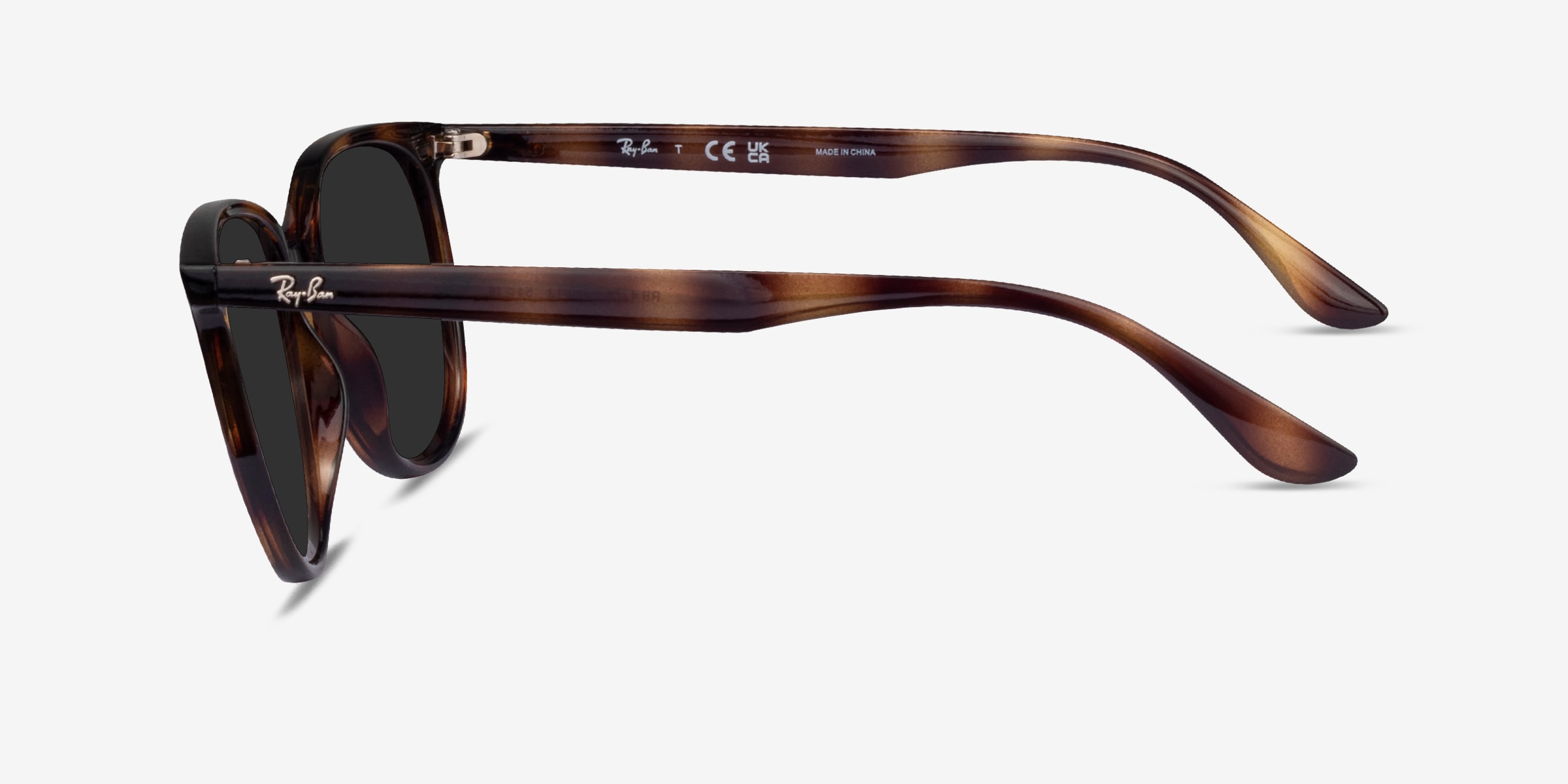 Ray-Ban RB4378 - Round Tortoise Frame Sunglasses For Women 