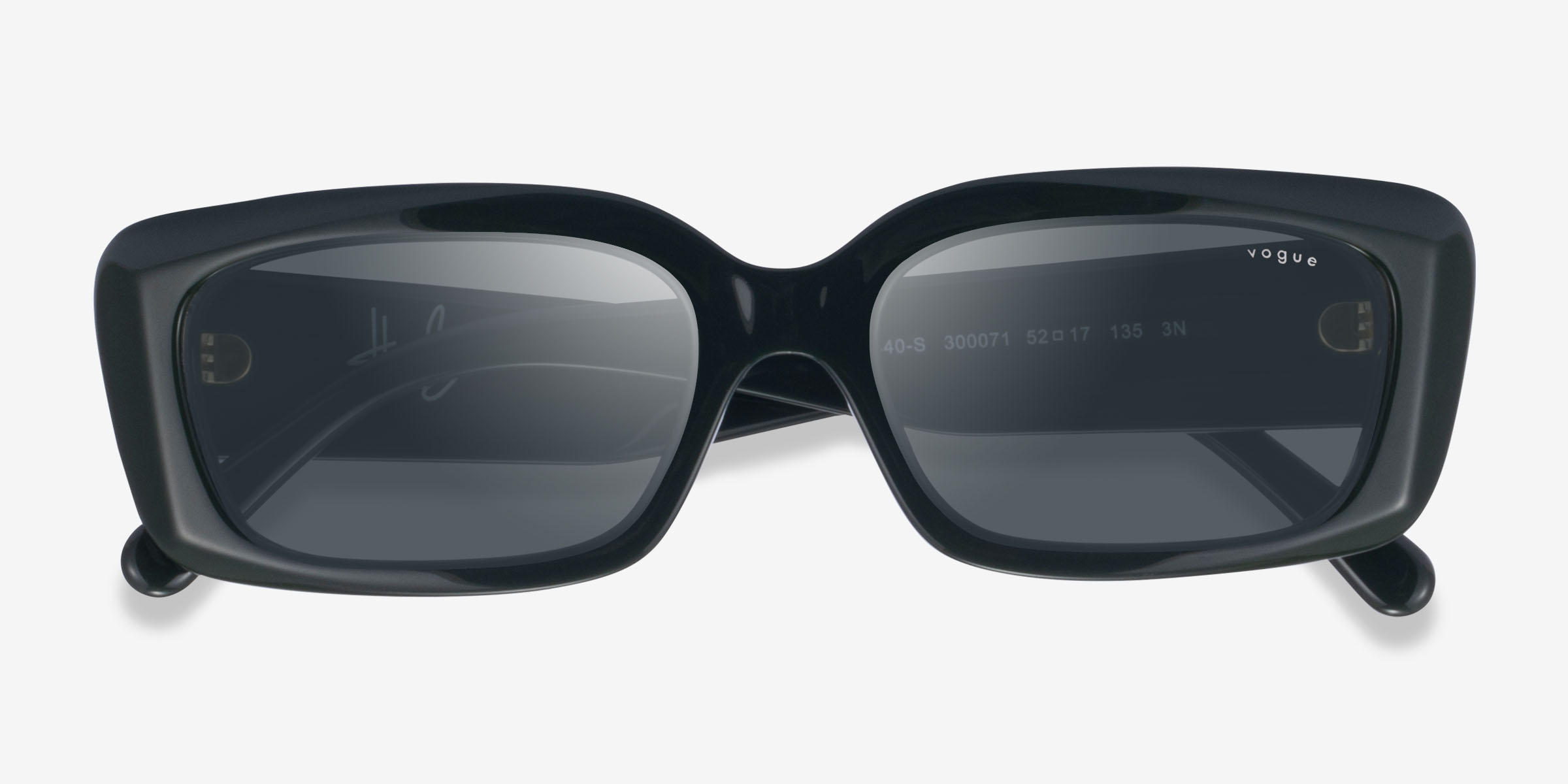 Vogue Eyewear VO5440S Rectangle Dark Green Frame Prescription Sunglasses Eyebuydirect