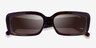 Vogue Eyewear VO5440S Écaille Noire AcétateSoleil de Lunette de vue d'EyeBuyDirect, Vue Rapprochée