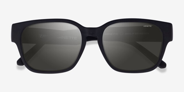 ARNETTE AN4294 Type Z Matte Black AcetateSunglass Frames from EyeBuyDirect, Closed View