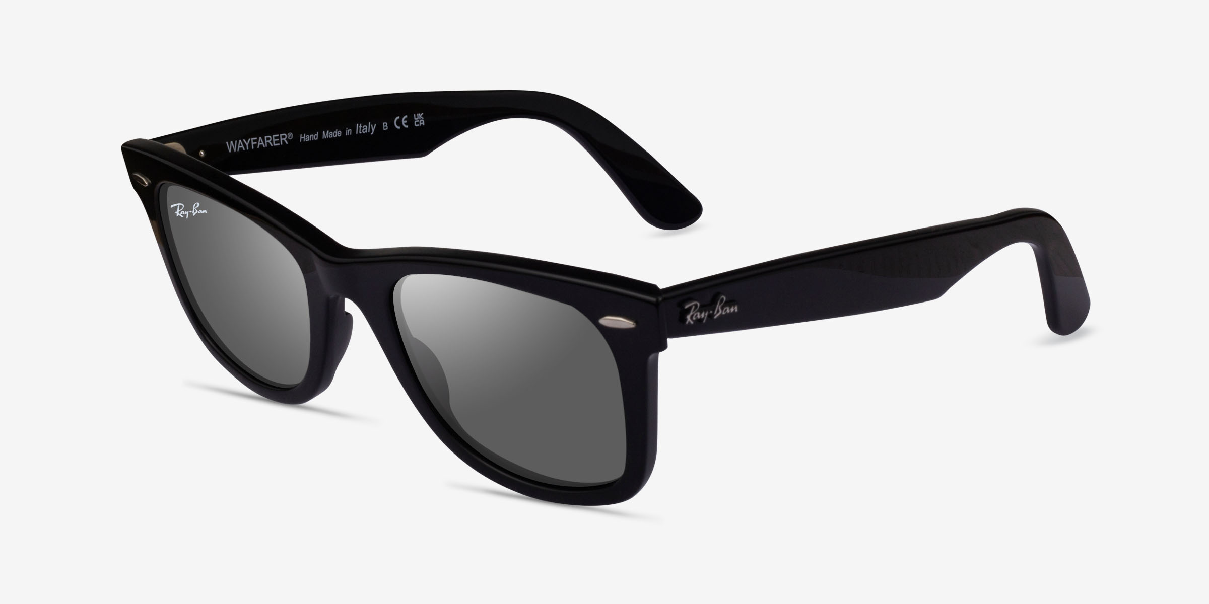 RayBan RB2140 Wayfarer Wayfarer Shiny Black Frame Prescription