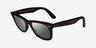 Ray-Ban RB2140 Wayfarer Shiny Tortoise AcetateSunglass Frames from EyeBuyDirect, Angle View