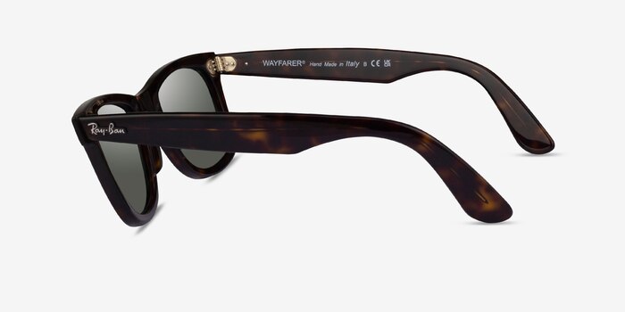 Ray-Ban RB2140 Wayfarer Shiny Tortoise Acetate Sunglass Frames from EyeBuyDirect