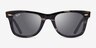 Ray-Ban RB2140 Wayfarer Striped Gray AcetateSunglass Frames from EyeBuyDirect, Front View