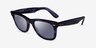 Ray-Ban RB2140 Wayfarer Striped Blue AcetateSunglass Frames from EyeBuyDirect, Angle View