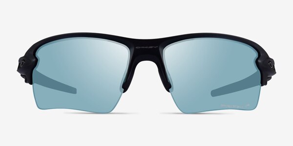 Oakley Flak 2.0 - Rectangle Matte Black Frame Prescription Sunglasses ...
