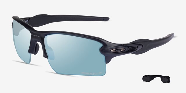 Oakley OO9188 Flak 2.0 Matte Black PlasticSunglass Frames from EyeBuyDirect, Angle View