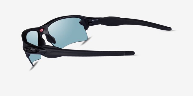 Oakley OO9188 Flak 2.0 Matte Black PlasticSunglass Frames from EyeBuyDirect, Side View