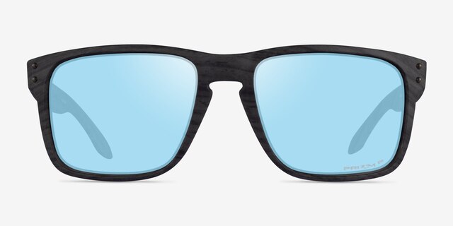 Oakley Holbrook Xl Woodgrain PlasticSunglass Frames from EyeBuyDirect, Front View