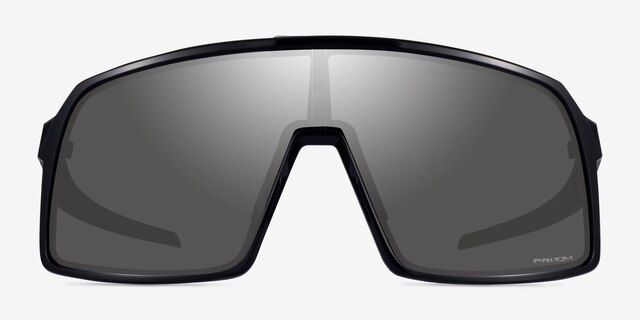 Oakley Sutro Shinny Black PlasticSunglass Frames from EyeBuyDirect, Front View
