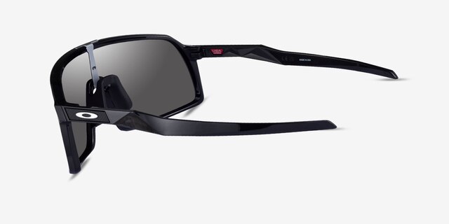 Oakley Sutro Shinny Black PlasticSunglass Frames from EyeBuyDirect, Side View