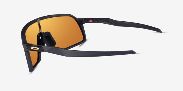 Oakley Sutro Matte Carbon PlasticSunglass Frames from EyeBuyDirect, Side View