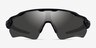 Oakley Radar Ev Matte Black PlasticSunglass Frames from EyeBuyDirect, Front View