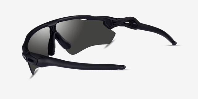 Oakley Radar Ev Matte Black PlasticSunglass Frames from EyeBuyDirect, Side View