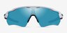 Oakley Radar Ev Matte Gray Smoke PlasticSunglass Frames from EyeBuyDirect, Front View