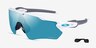 Oakley Radar Ev Matte Gray Smoke PlasticSunglass Frames from EyeBuyDirect, Angle View