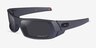 Oakley Gascan Polished Black PlasticSunglass Frames from EyeBuyDirect, Angle View