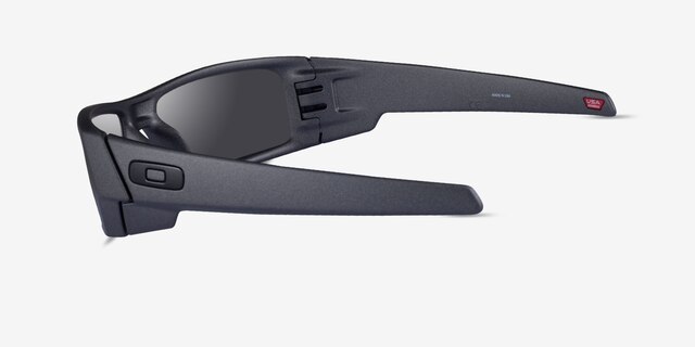 Oakley Gascan Polished Black PlasticSunglass Frames from EyeBuyDirect, Side View
