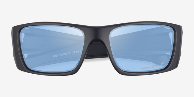 Oakley Fuel Cell Matte Black PlasticSunglass Frames from EyeBuyDirect, Closed View