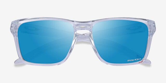 Oakley Sylas Crystal PlasticSunglass Frames from EyeBuyDirect, Closed View