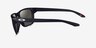 Oakley Sylas Polished Black PlasticSunglass Frames from EyeBuyDirect, Side View