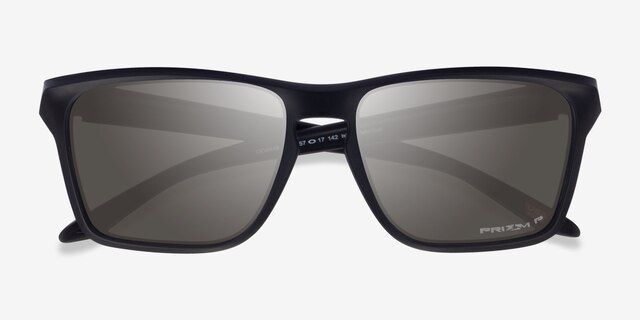 Oakley Sylas Polished Black PlasticSunglass Frames from EyeBuyDirect, Closed View