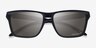 Oakley Sylas Polished Black PlasticSunglass Frames from EyeBuyDirect, Closed View