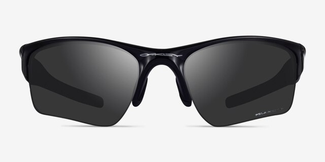 Oakley OO9154 Half Jacket 2.0 Shinny Black PlasticSunglass Frames from EyeBuyDirect, Front View