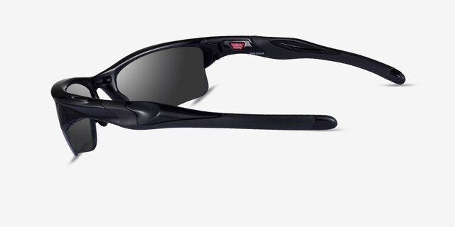 Oakley OO9154 Half Jacket 2.0 Shinny Black PlasticSunglass Frames from EyeBuyDirect, Side View