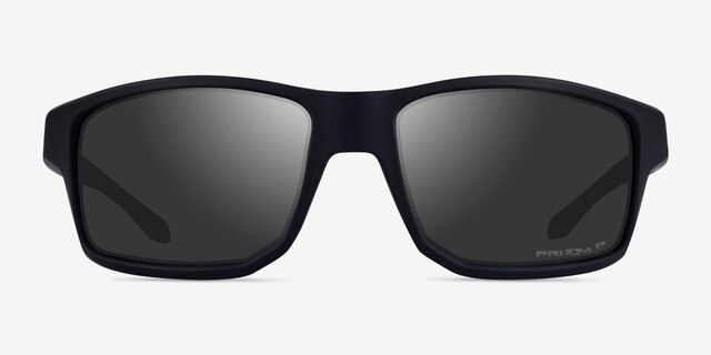 Oakley Gibston Matte Gray Smoke PlastiqueSoleil de Lunette de vue d'EyeBuyDirect, Vue de Face