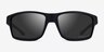 Oakley Gibston Matte Gray Smoke PlastiqueSoleil de Lunette de vue d'EyeBuyDirect, Vue de Face