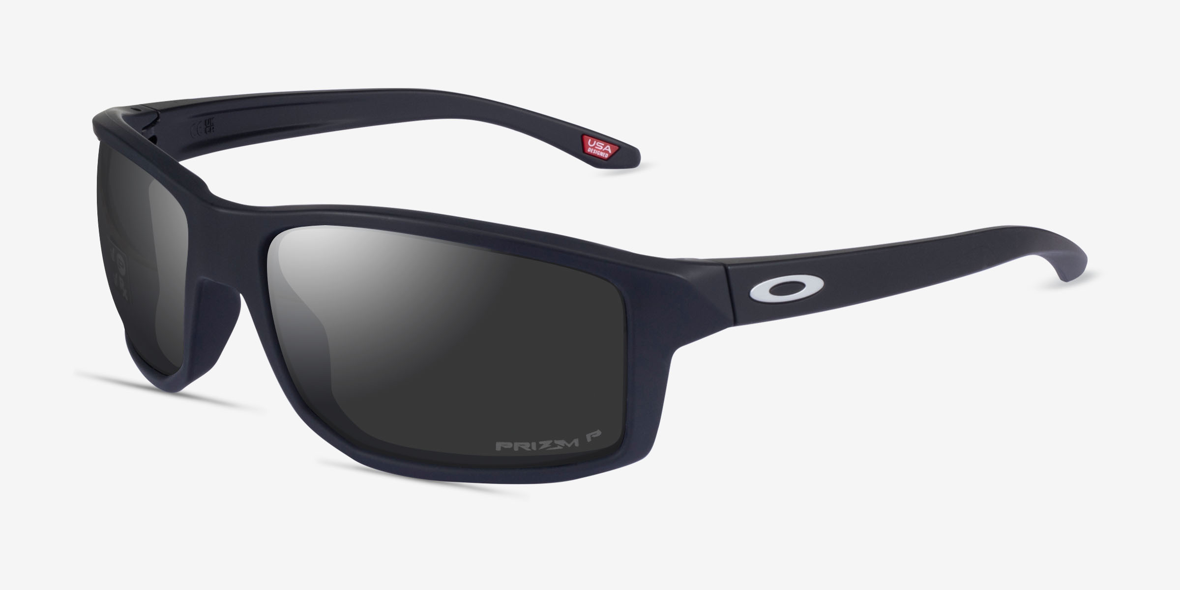 Oakley Gibston - Rectangle Matte Gray Smoke Frame Prescription ...