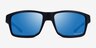 Oakley Gibston Polished Black PlasticSunglass Frames from EyeBuyDirect, Front View