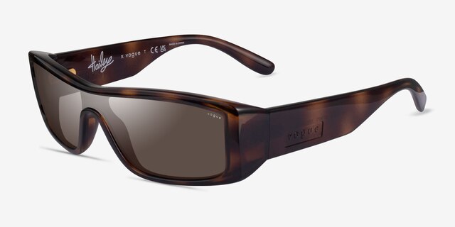 Vogue Eyewear VO5442S Dark Tortoise PlasticSunglass Frames from EyeBuyDirect, Angle View