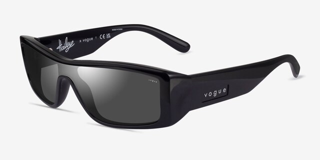 Vogue Eyewear VO5442S Black PlasticSunglass Frames from EyeBuyDirect, Angle View