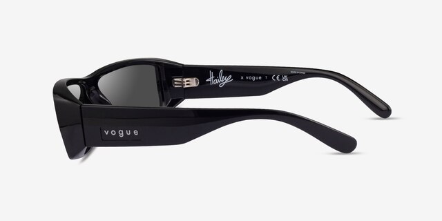 Vogue Eyewear VO5442S Black PlasticSunglass Frames from EyeBuyDirect, Side View